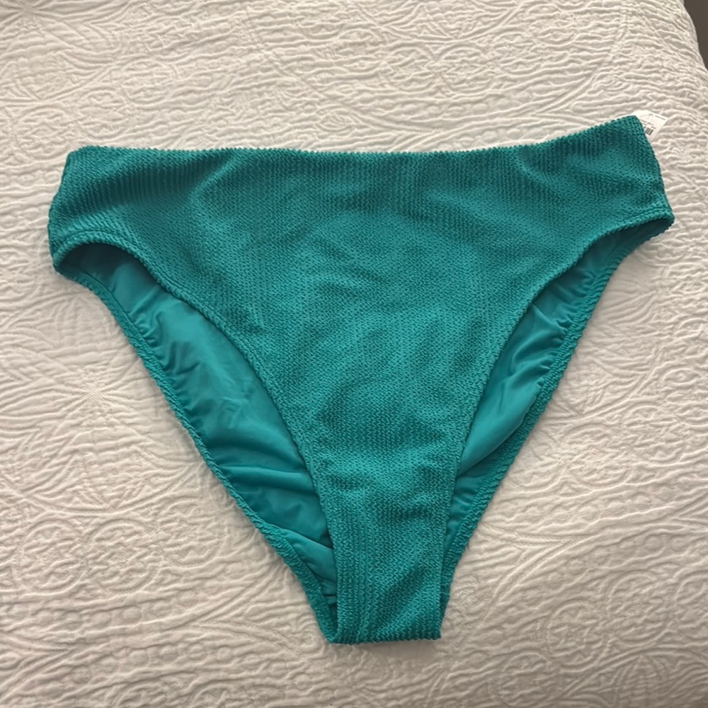 Old Navy Green Bikini High-Cut Swimwear